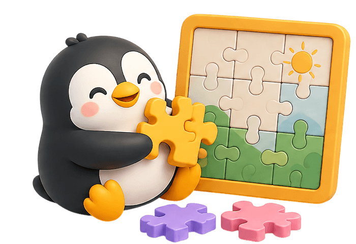 Penguin puzzle game